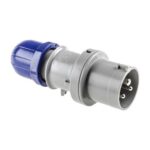 Scame 213.1633 3x16A Düz Fiş Mavi