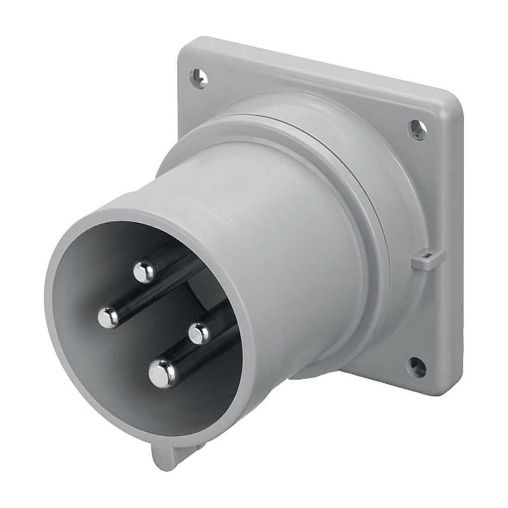 Scame 243.3296 4x32A Düz Makina Fişi