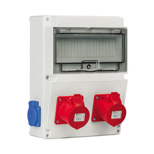 Mete Enerji 70083505 Kombinasyon Kutusu (2x 5x32A + 2x 1x16A)