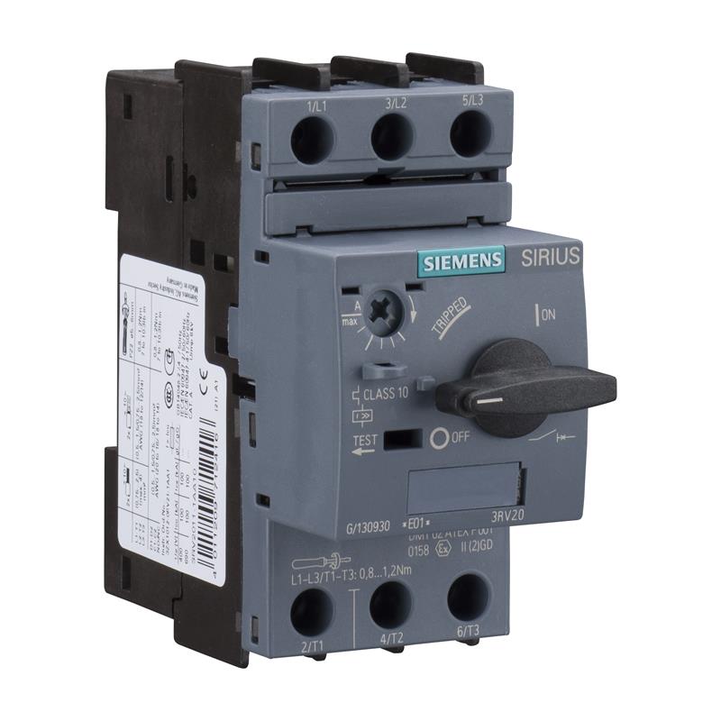 Siemens 3RV2011-0HA10 Motor Koruma Şalteri – 0,55-0,8 A