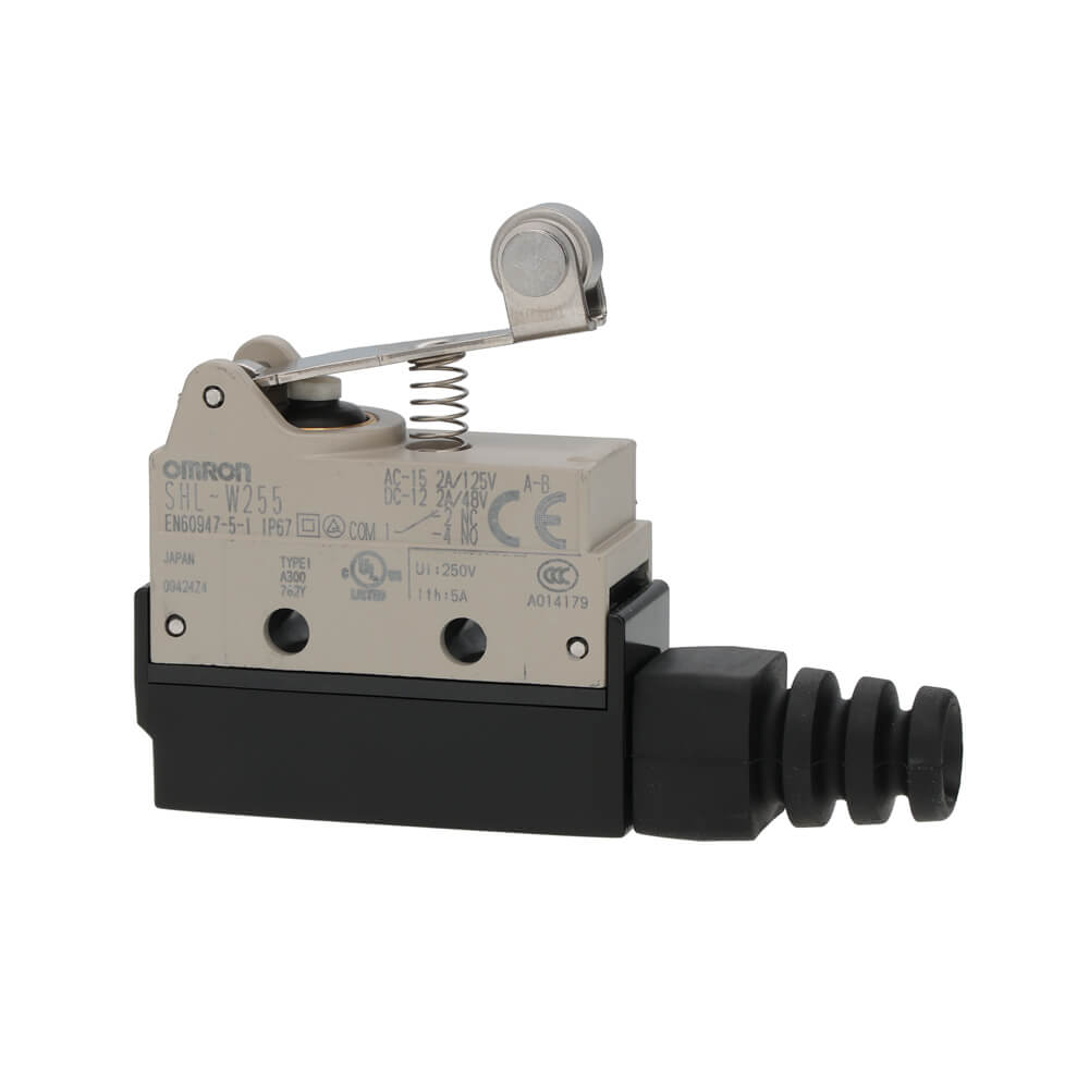 Omron SHL-W255 Eksen Micro Switch – Makaralı palet kollu
