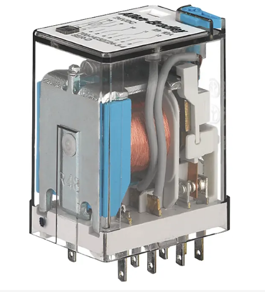 Allen Bradley 700-HC24Z24-3 minyatür röle – 4 kutup 4PDT, 24 V DC bobin, 7 A