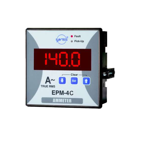 Entes EPM-4C-96 Ampermetre – 96×96 mm panel tipi, tek faz, demand ve kontak çıkışlı
