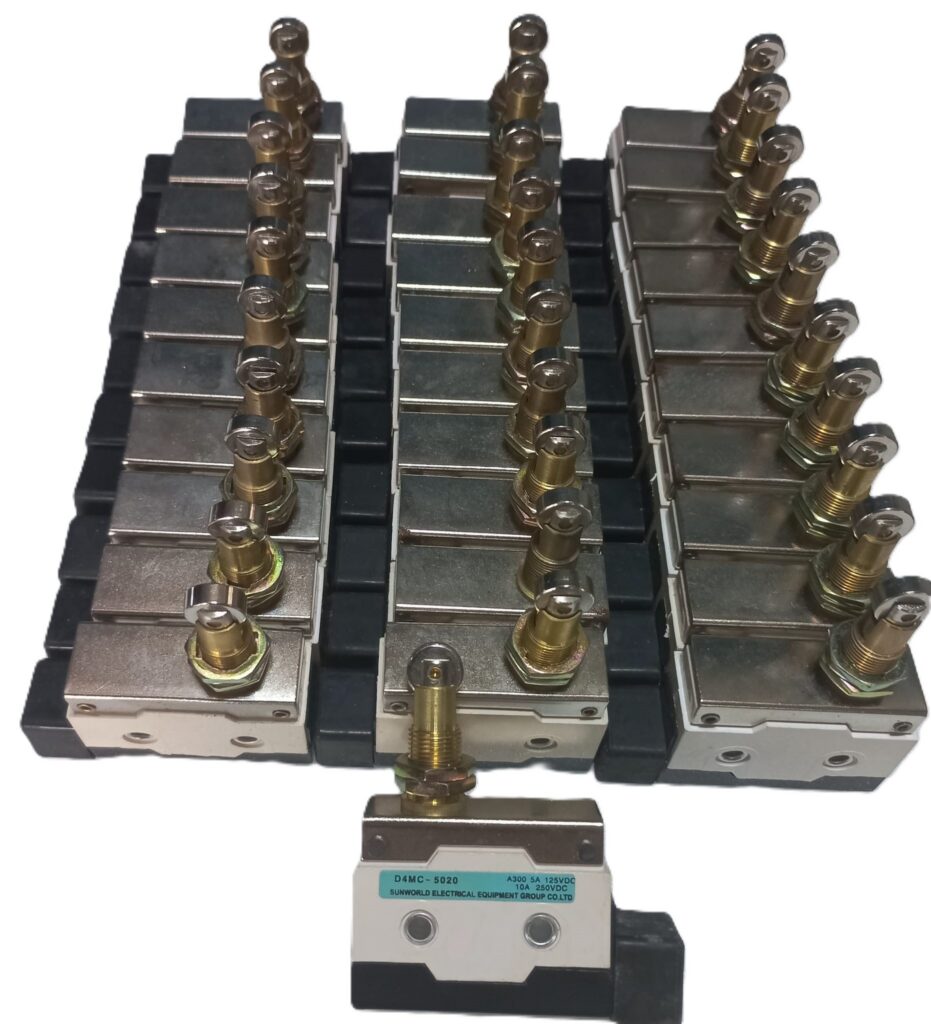 Glorious TGB-7-7311 Metal Pimli Limit Switch – Ø8 mm Pistonlu Pozisyon Anahtarı