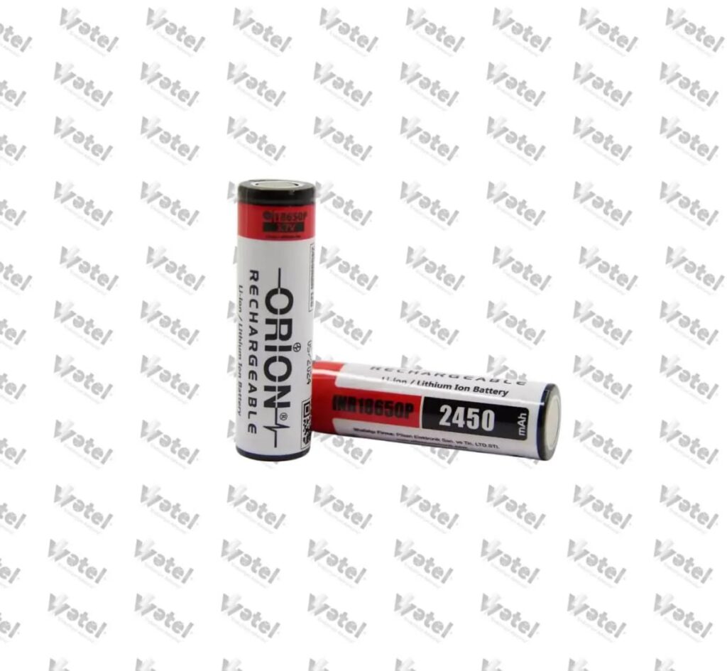 Orion 18650P 2450mAh 3.7V Li-ion  Pil 100lü