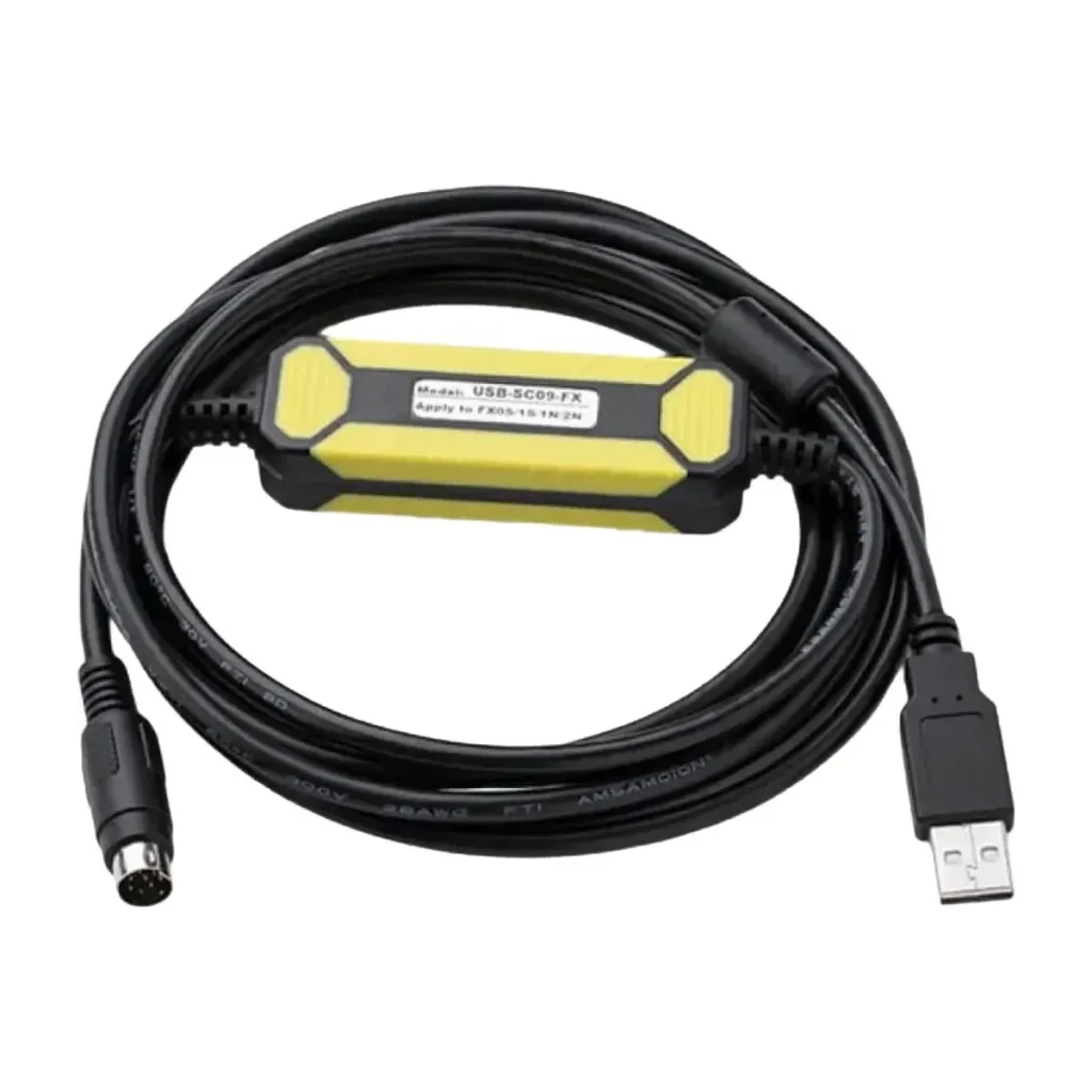 USB-SC09-FX      FX1N/2N/FX3U / SERİSİNE UYGUN PLC Haberleşme Kablosu