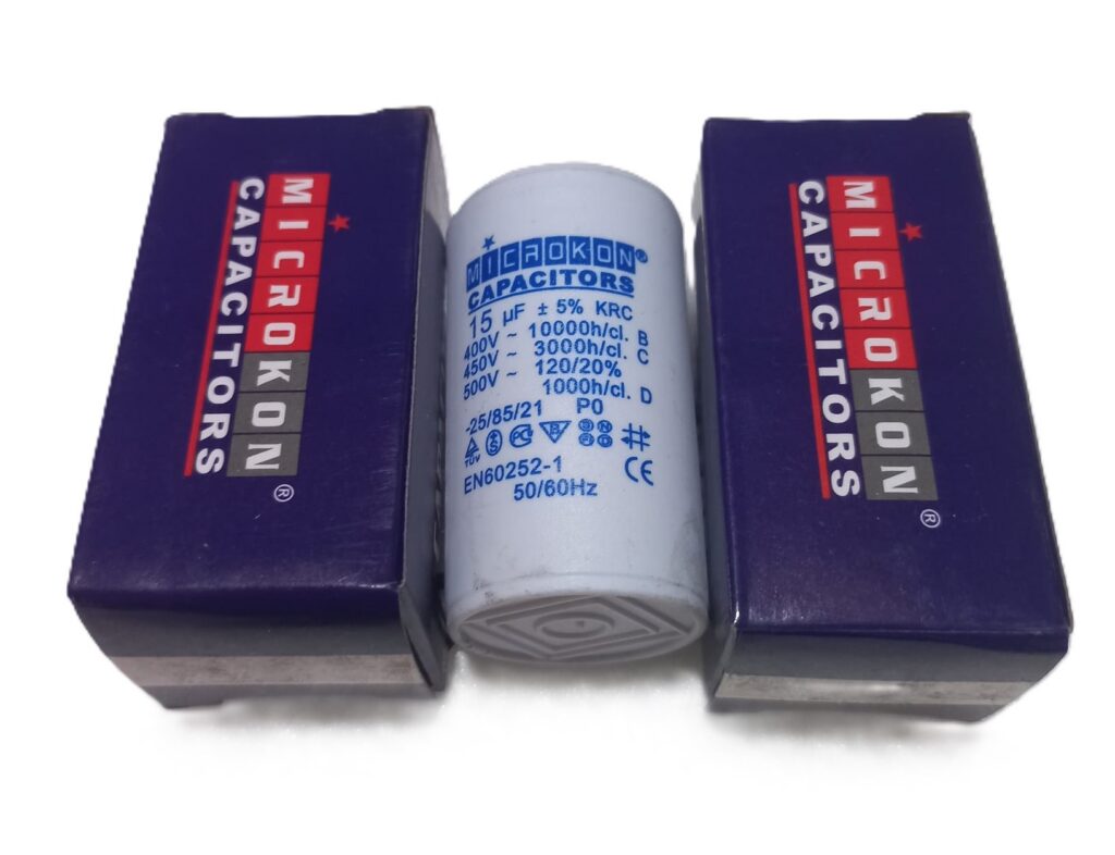 Microkon 15 µF 450V Motor İşletme Kondansatörü – Daimi