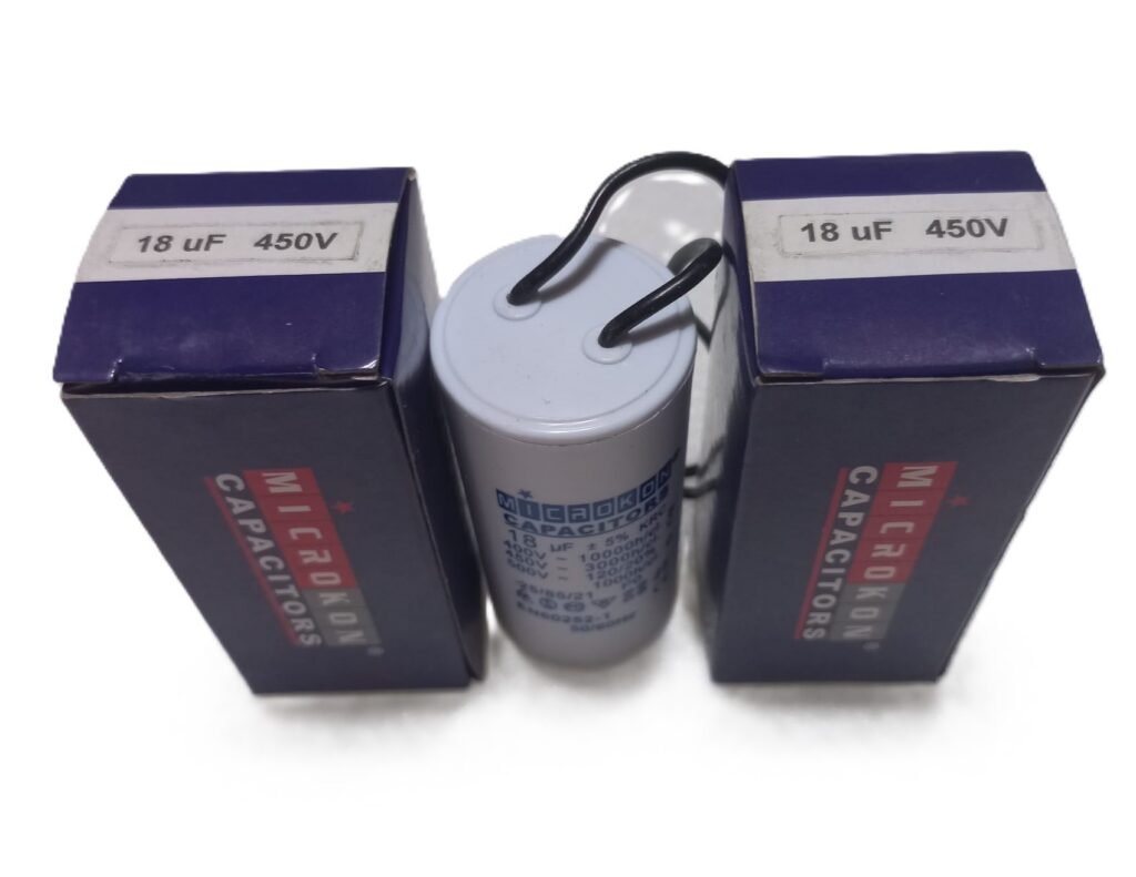 Microkon 18 µF 450V Motor İşletme Kondansatörü – Daimi