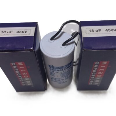 Microkon 18 µF 450V Motor İşletme Kondansatörü – Daimi
