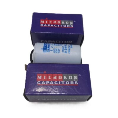 Microkon 6 µF 450V Motor İşletme Kondansatörü – Daimi