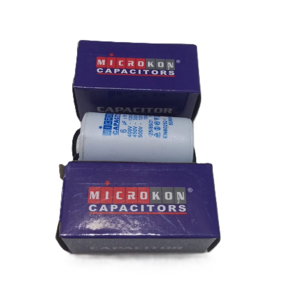 Microkon 6 µF 450V Motor İşletme Kondansatörü – Daimi