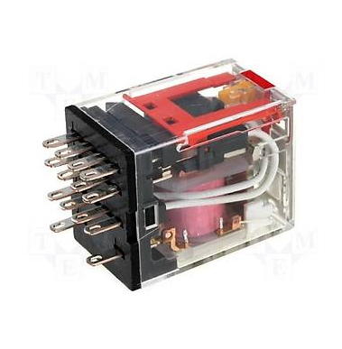 Omron MY4IN minyatür güç rölesi – 4 kutup 4PDT, 24 V AC bobin, LED göstergeli