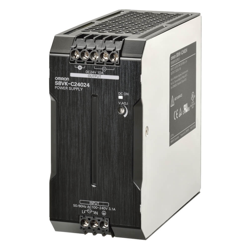 Omron S8VK-C24024 24V 10A 240W DIN ray güç kaynağı