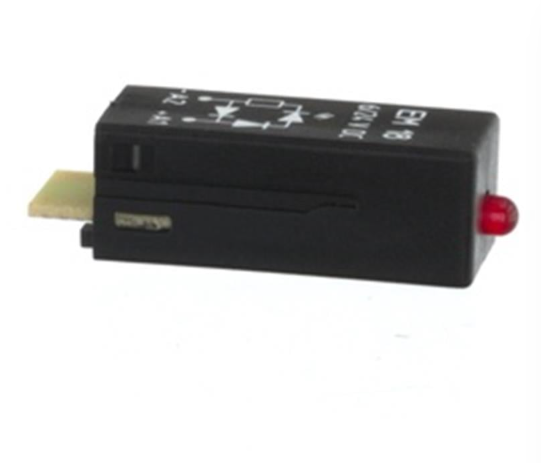 Schrack PTML0110 (LM-20) LED ve Koruma Diyodu Modülü – 60-110 V DC, kırmızı LED, PT soketleri için