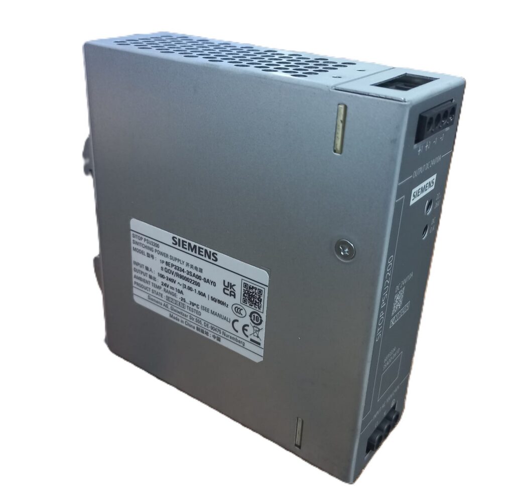 Siemens SITOP PSU2200 24V 10A 240W güç kaynağı – 6EP3334-3SA00-0AY0