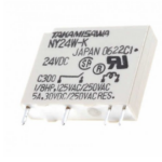 Takamisawa NY24W-K ince tip güç rölesi – 24V DC, 5A, tek kontak (1 Form A)