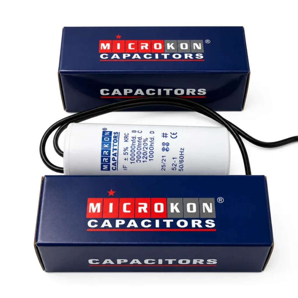 Microkon 4 µF 450V Motor İşletme Kondansatörü – Daimi