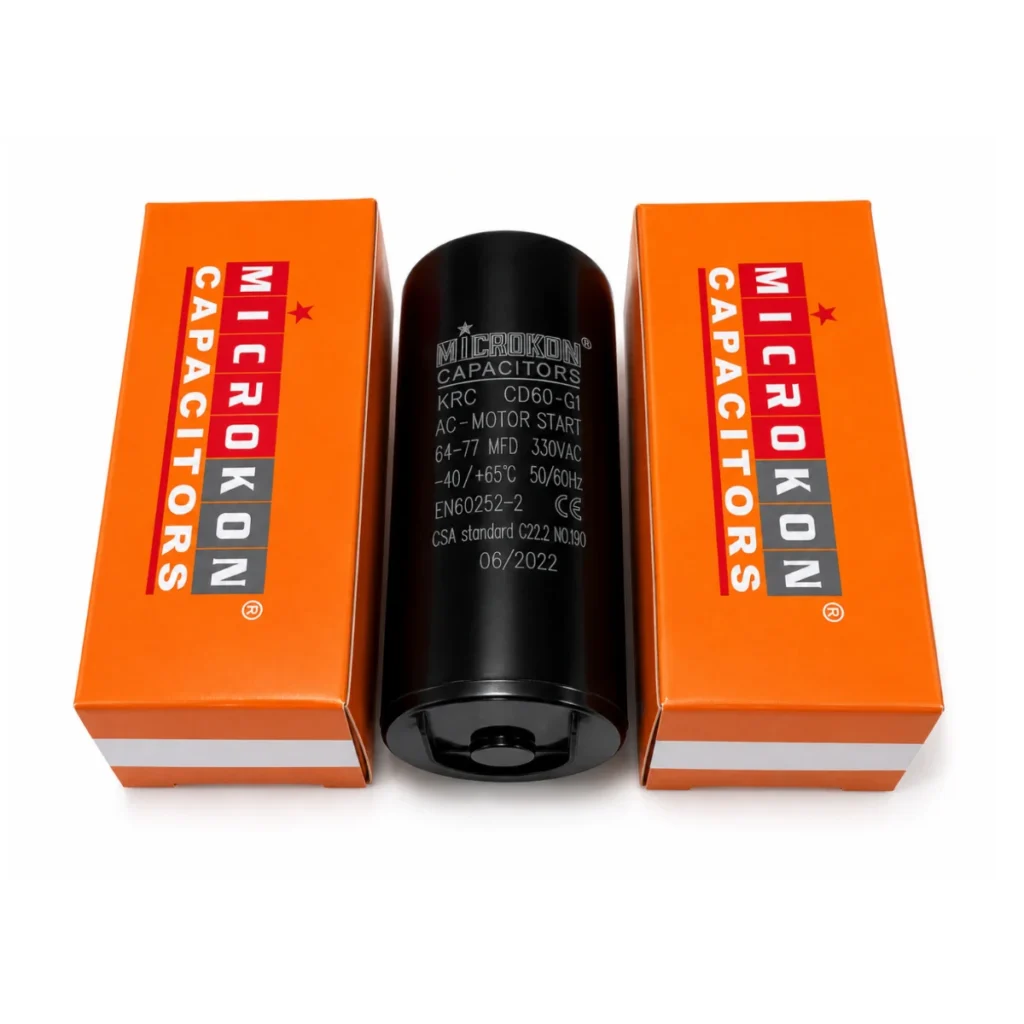 Microkon 64-77 µF 220V İlk Hareket (Marş) Kondansatörü