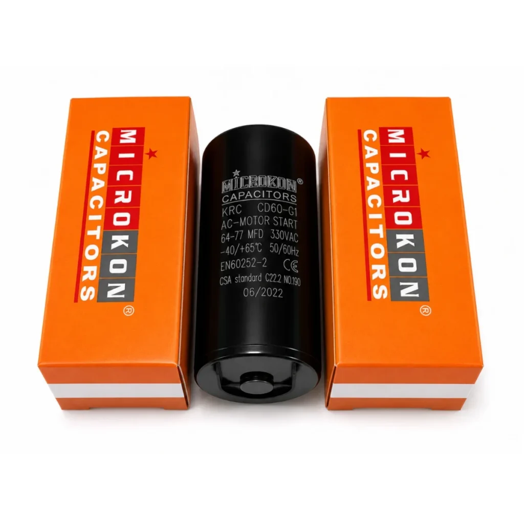 Microkon 53-64 µF 220V İlk Hareket (Marş) Kondansatörü