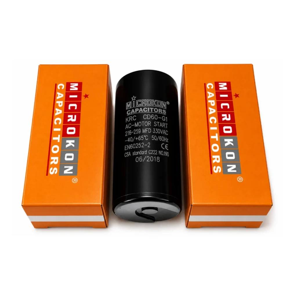 Microkon 216-259 µF 220V İlk Hareket (Marş) Kondansatörü