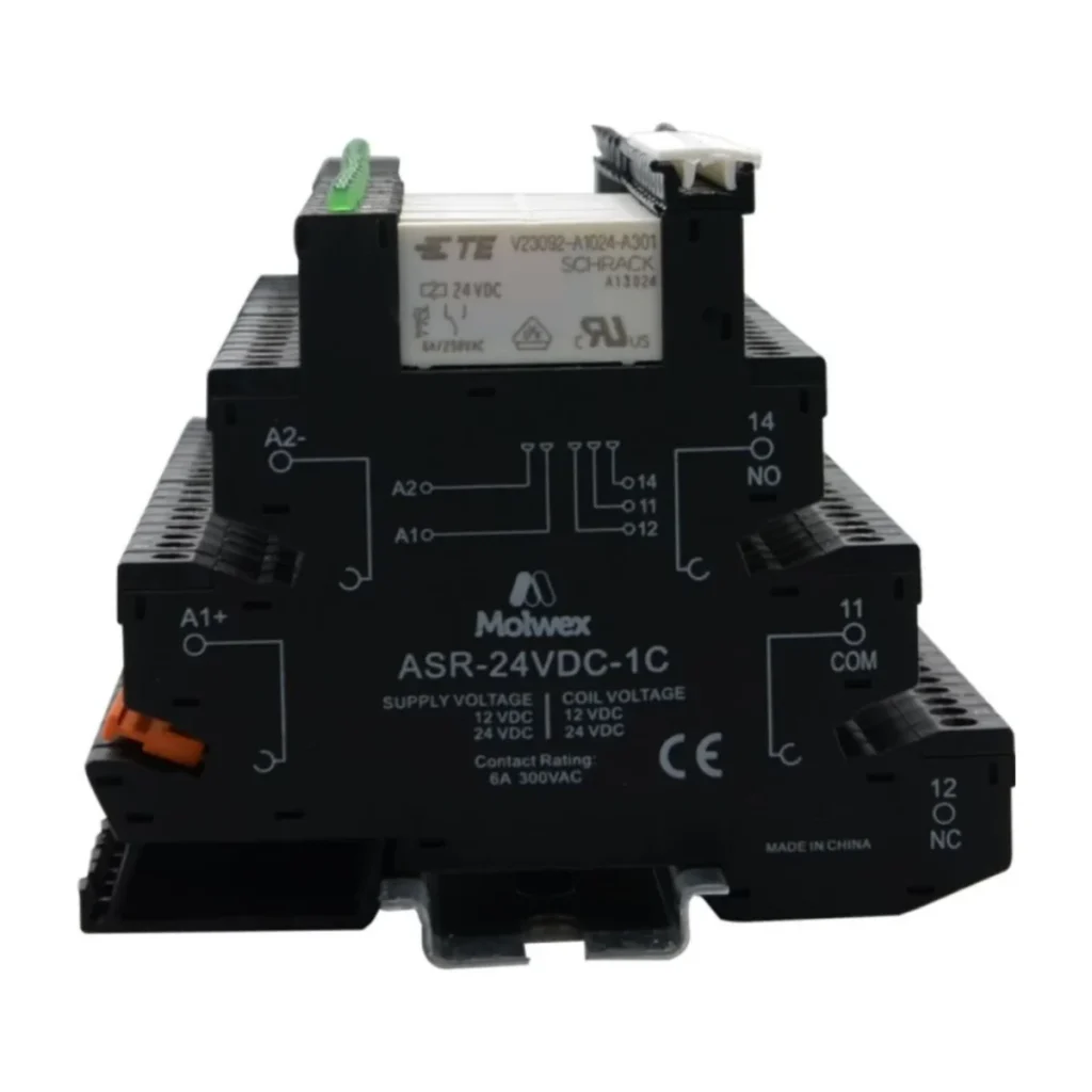 ASR-24VDC-1C 24VDC 10A PLC Rölesi + Soket