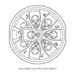 SACC-M12MS-8CON-PG9-M M12 8 Pin Erkek Düz Kablo Konnektörü