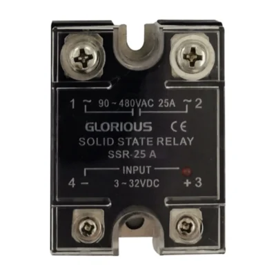 Glorious SSR-D4825 25A SSR Röle 90-480V Monofaze