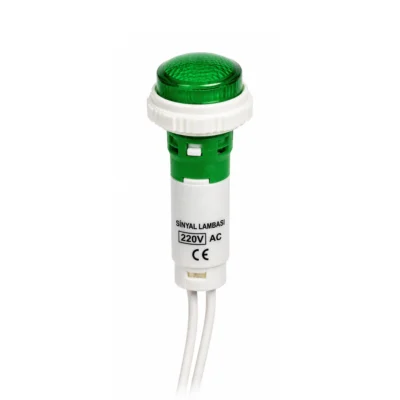 10mm AD22E-005G 220V Yeşil LED Sinyal Lambası