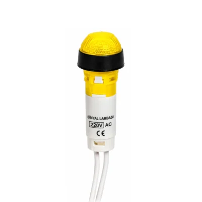 10mm AD22E-005Y 220V Sarı LED Sinyal Lambası