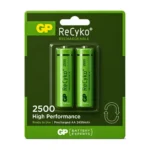 GP ReCyko AA 2500mAh Şarj Edilebilir Kalem Pil – 2’li