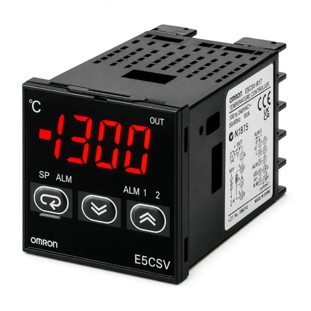 Omron E5CSV-R1TD-500 Isı Kontrol Cihazı – 48×48, 24 VAC/DC