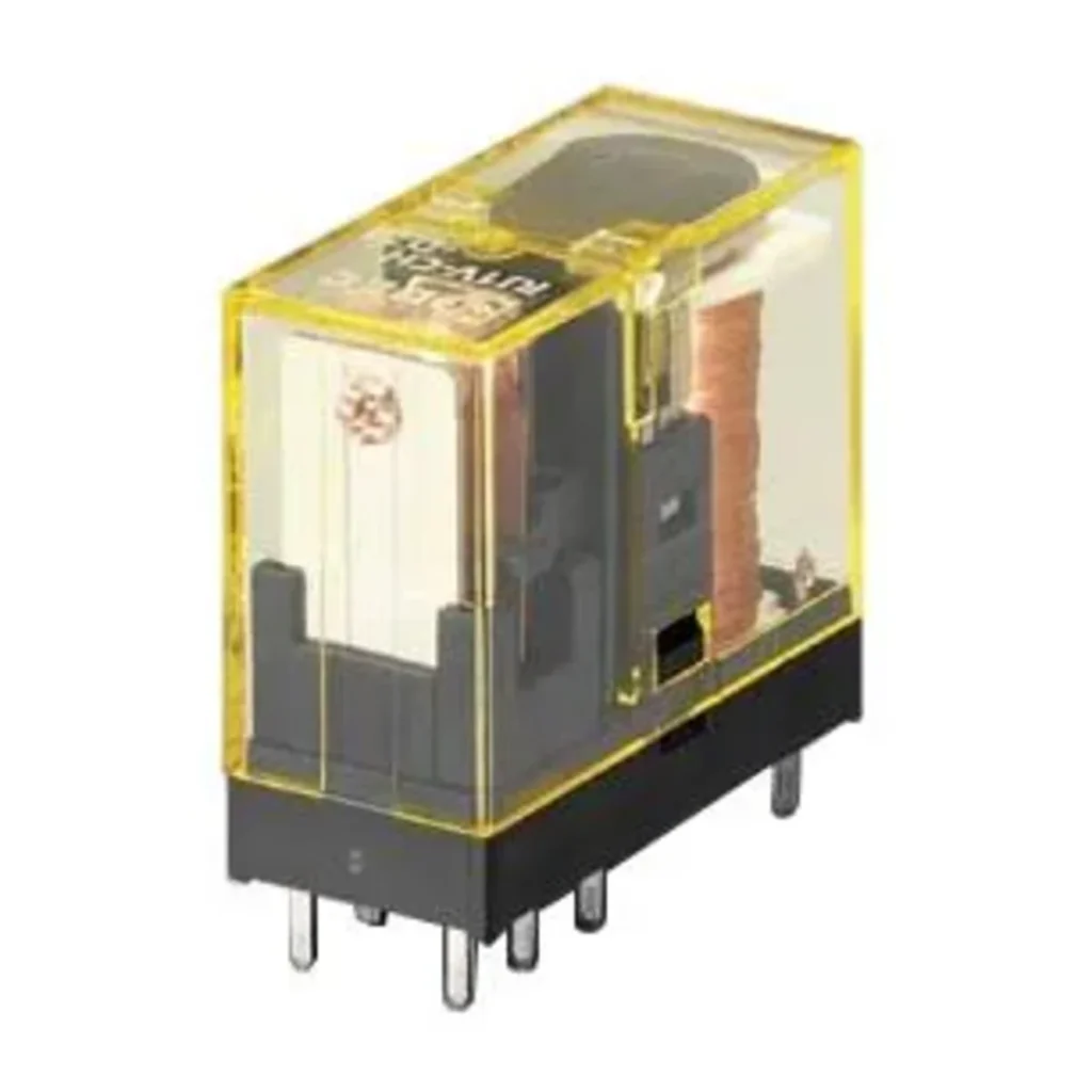 Idec RJ2S-CL-D24 Çift Kontaklı Slim Güç Rölesi – 8 A, 24 V DC bobin, LED göstergeli