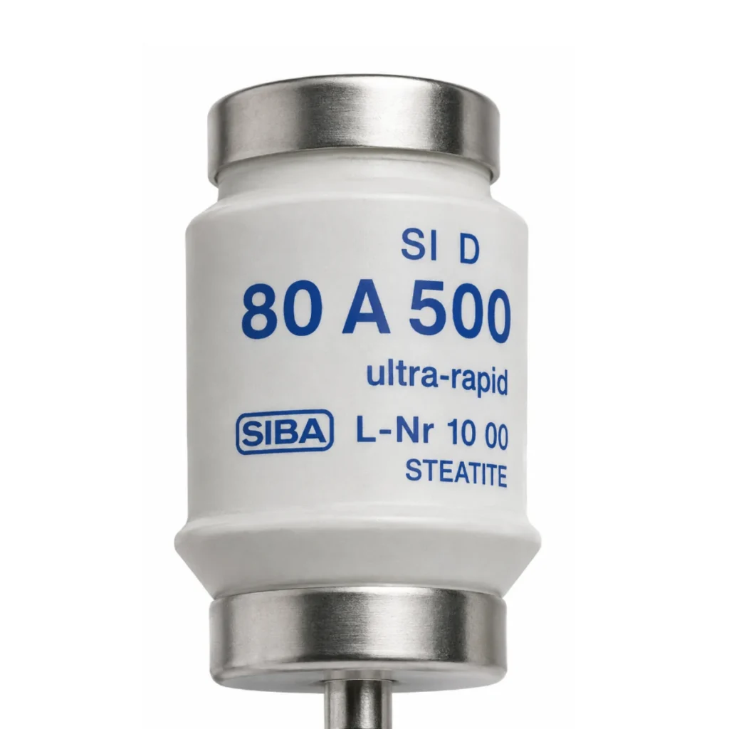 Siba 80A 500V Ultrarapid Yarı İletken Hızlı Sigorta