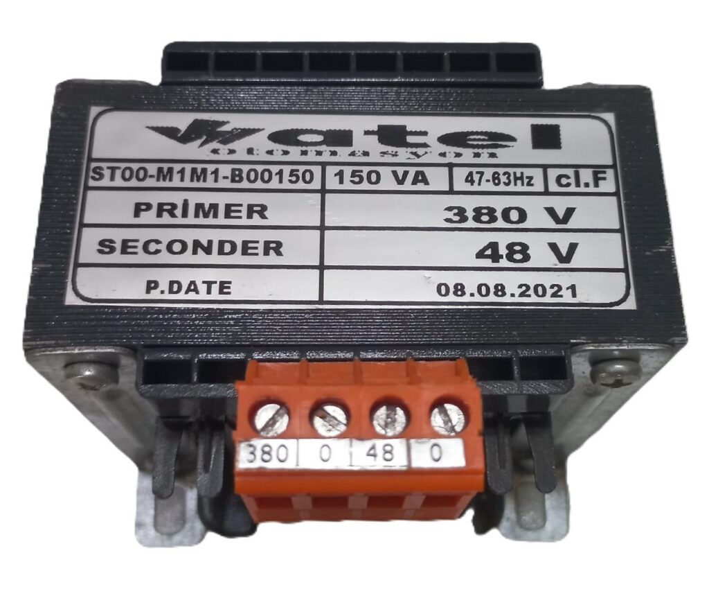 Watel 380V / 48V 150VA Bakır Sargılı Kumanda Trafosu