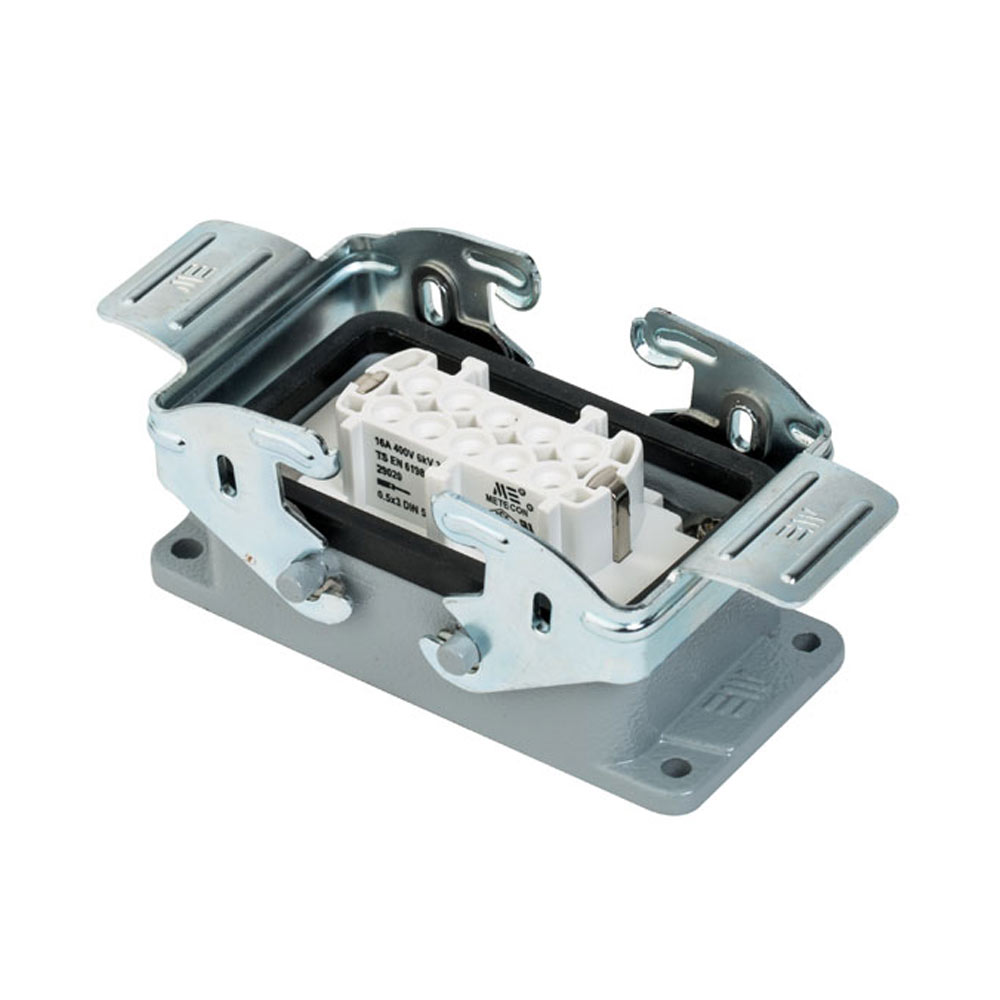 Mete Enerji 403020S 10x16A Metal Mandallı Makine Prizi