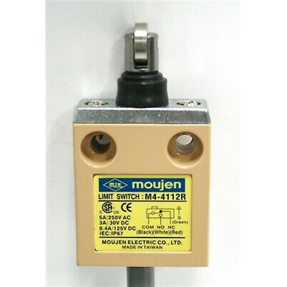 Moujen M4-4112R Kauçuk Korumalı Çapraz Makaralı Limit Switch