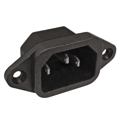 TEM 720.140.340 IEC C14 10A Vidalı Gövde Fiş
