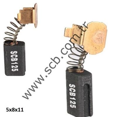 SCB 125 5x8x11 Çin Matkap Tip Kömür