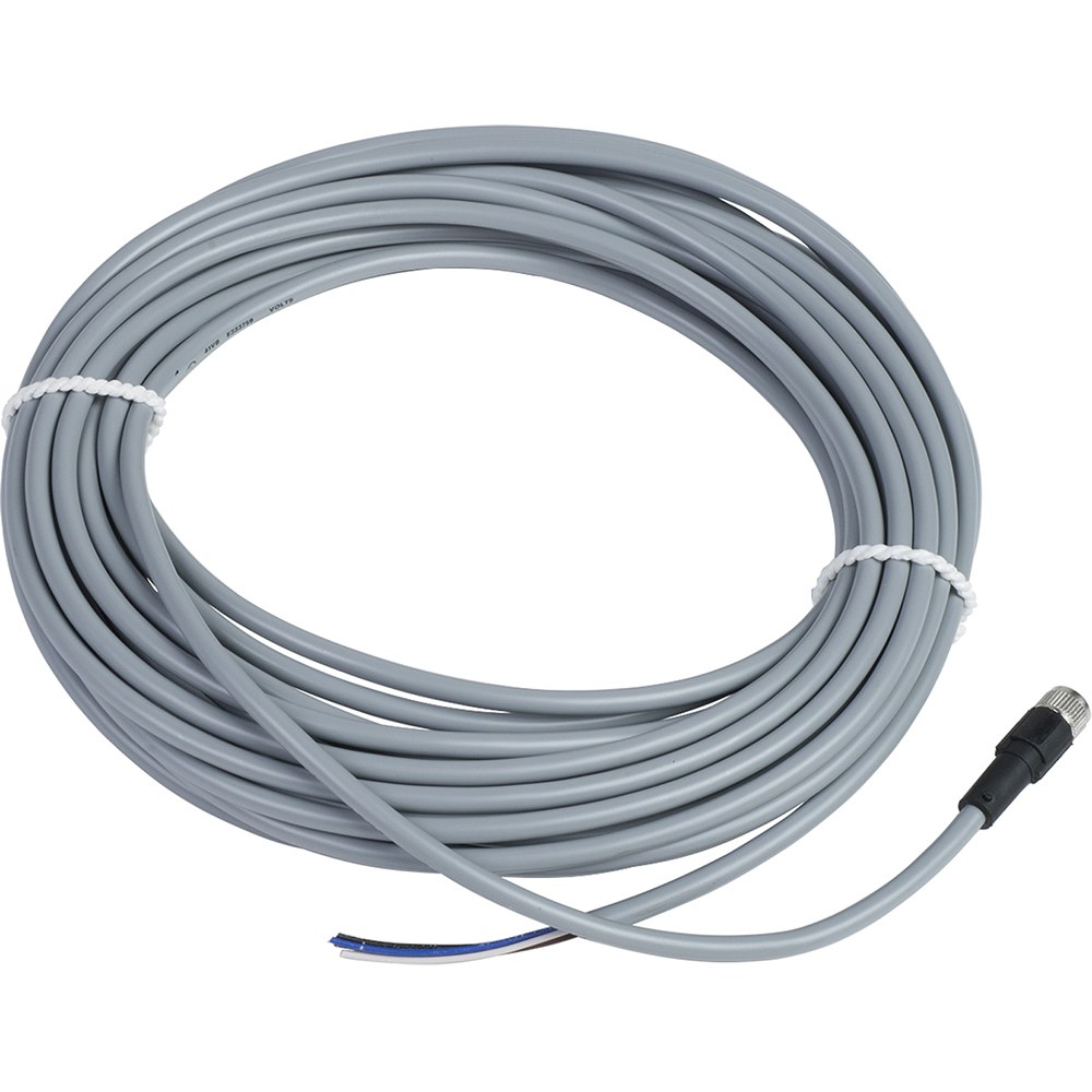 XZCPV0941L10 M8 4 Pinli PVC 10m Kablolu Konnektör