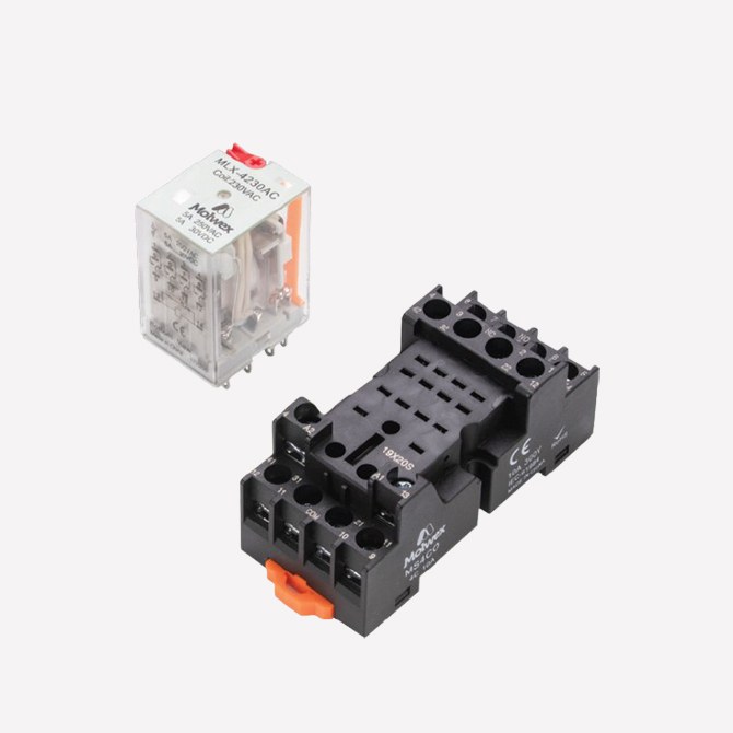 MOLWEX MLX-S224DC 2CO, 5A, 24V DC RÖLE