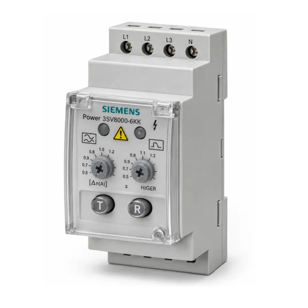 Siemens 5SV8000-6KK 230V AC Toroid Kaçak Akım Rölesi