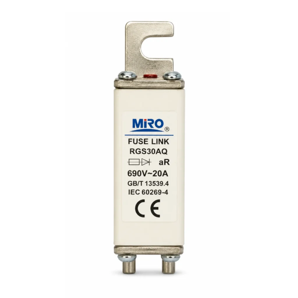 Miro Bor RGS30AQ 20A aR 690V NH000 Hızlı Yarı İletken Koruma Sigortası