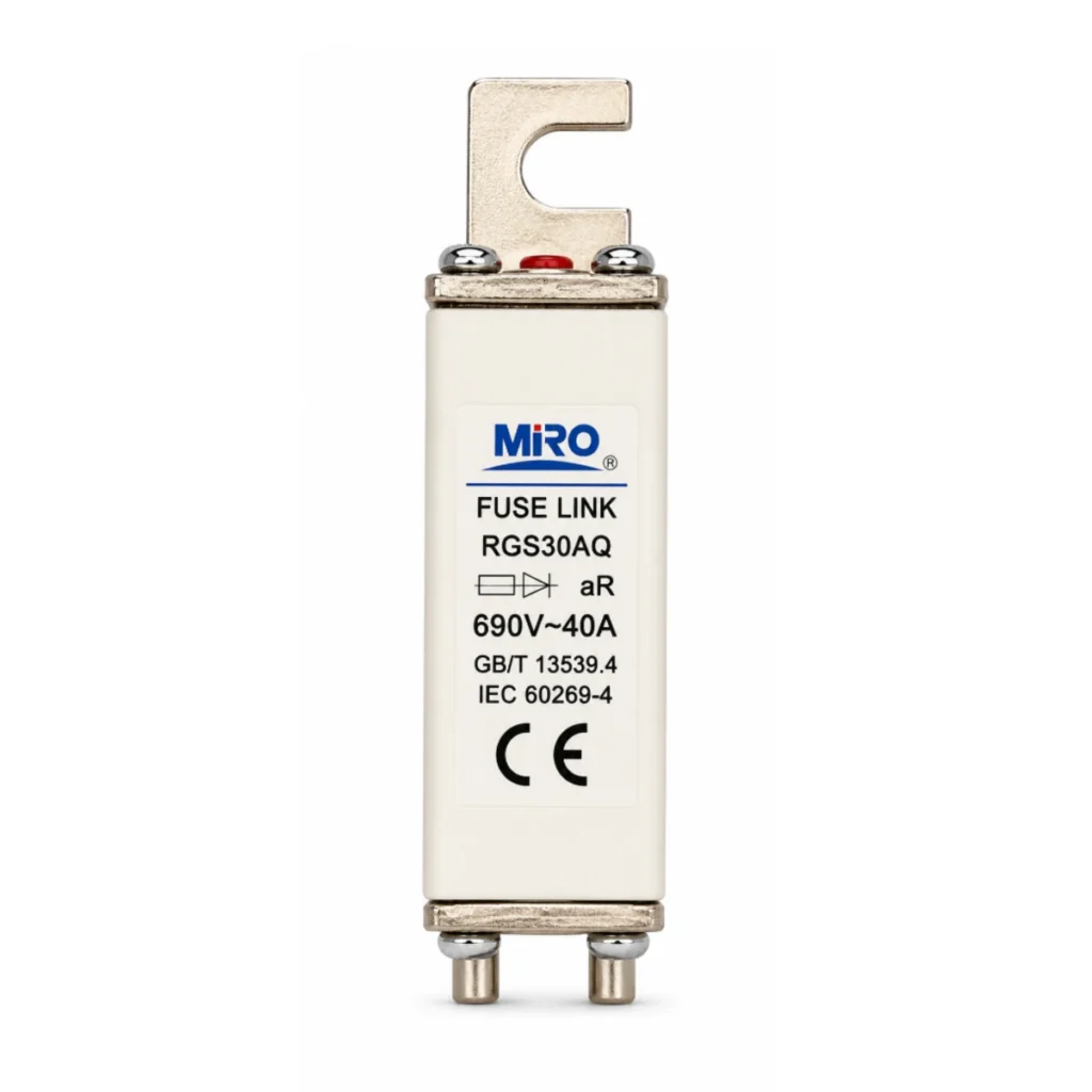 Miro Bor RGS30AQ 40A aR 690V NH000 Hızlı Yarı İletken Koruma Sigortası
