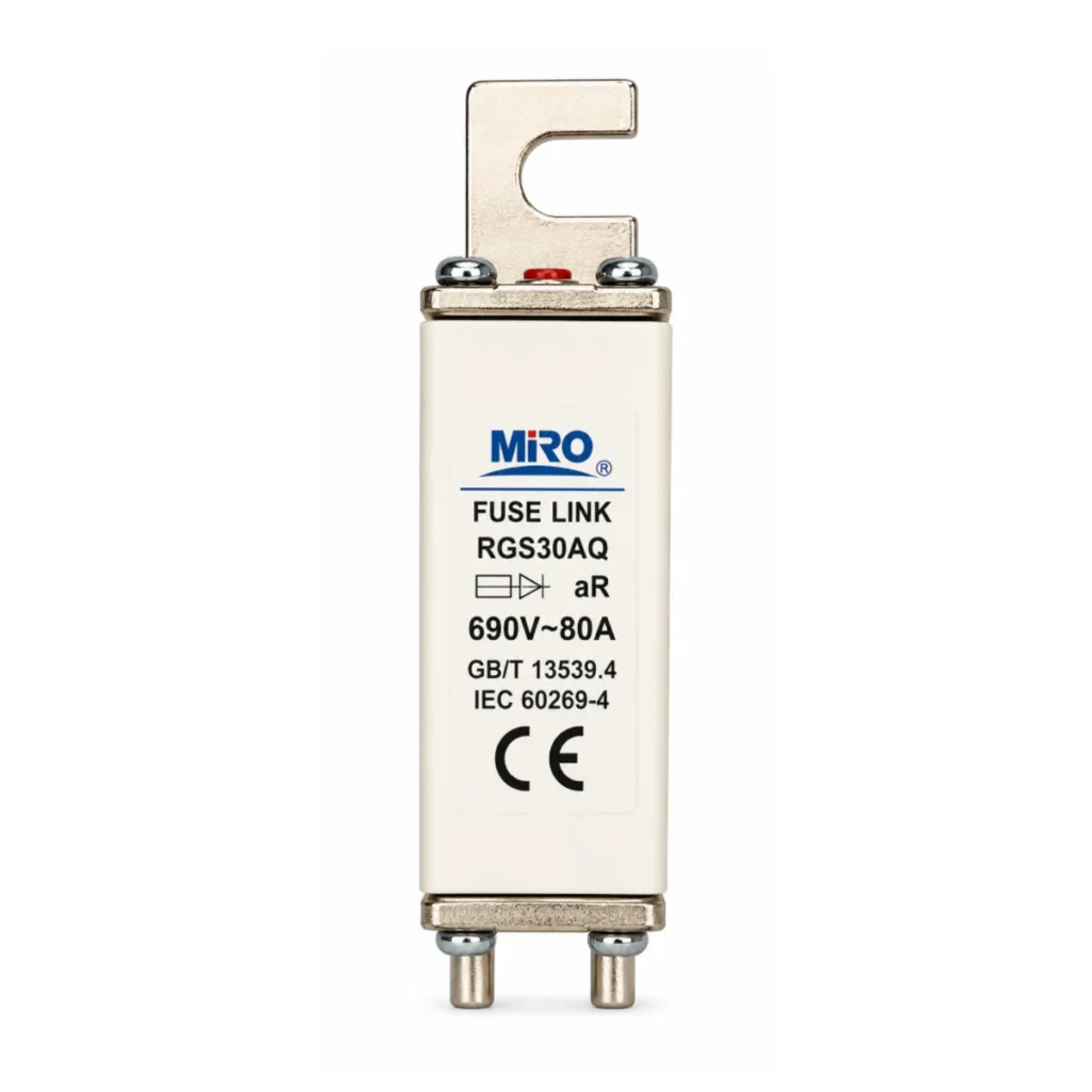 Miro Bor RGS30AQ 80A aR 690V NH000 Hızlı Yarı İletken Koruma Sigortası