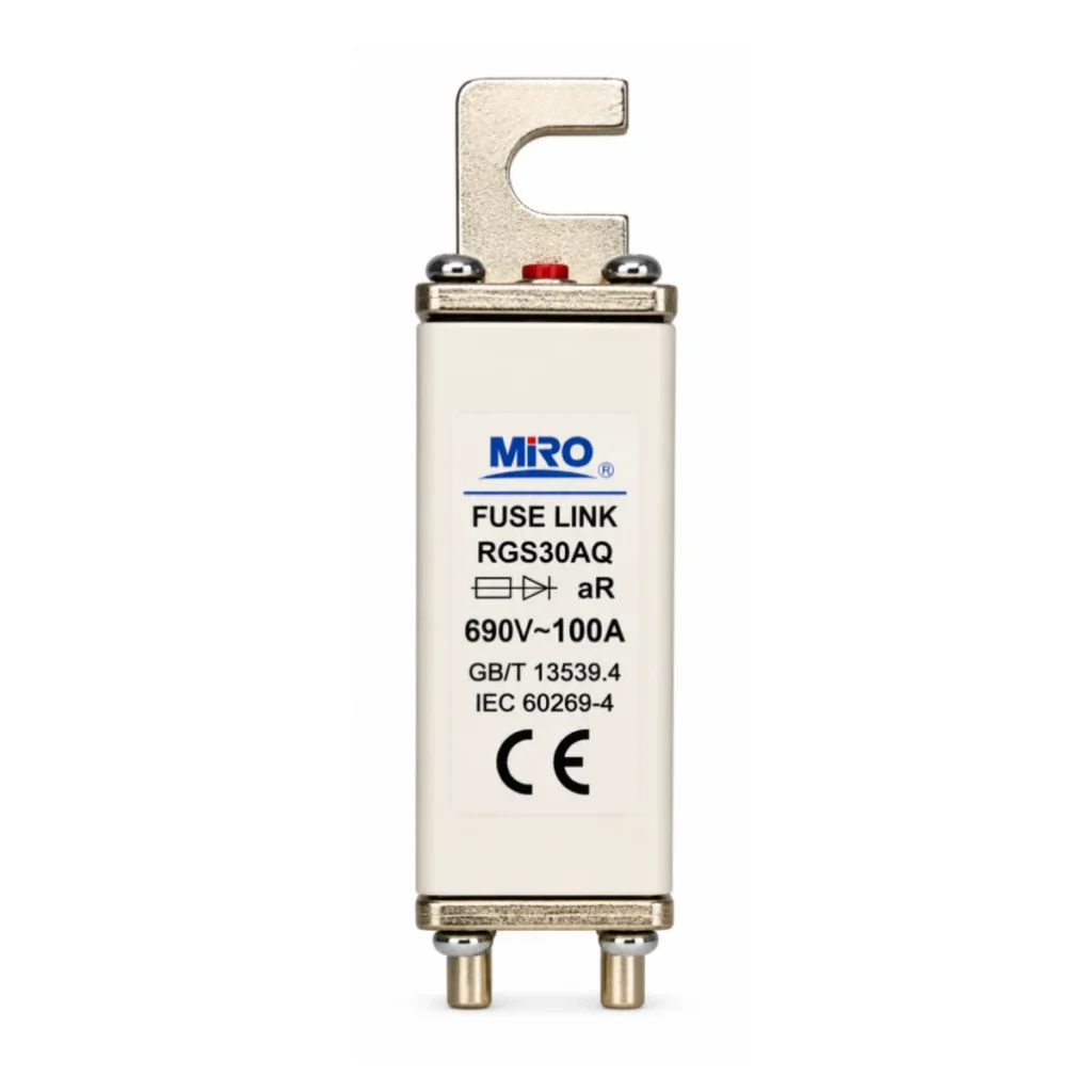 Miro Bor RGS30AQ 100A aR 690V NH000 Hızlı Yarı İletken Koruma Sigortası