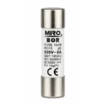 Miro Bor PV10gPV 6A 10×38 DC1000V Fotovoltaik Silindirik Sigorta