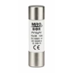 Miro Bor PV10gPV 10A 10×38 DC1000V Fotovoltaik Silindirik Sigorta