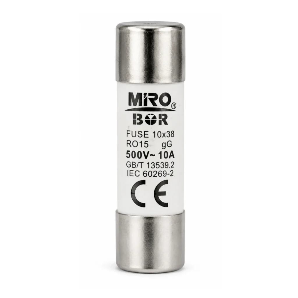 Miro Bor BS385-PV 10A gPV 10×85 PV1500V Fotovoltaik Silindirik Sigorta