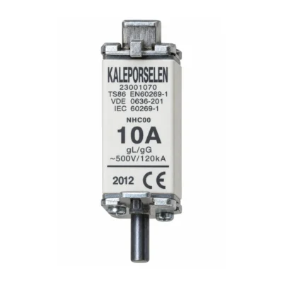 NH00 10A 500V gL/gG Bıçaklı Sigorta