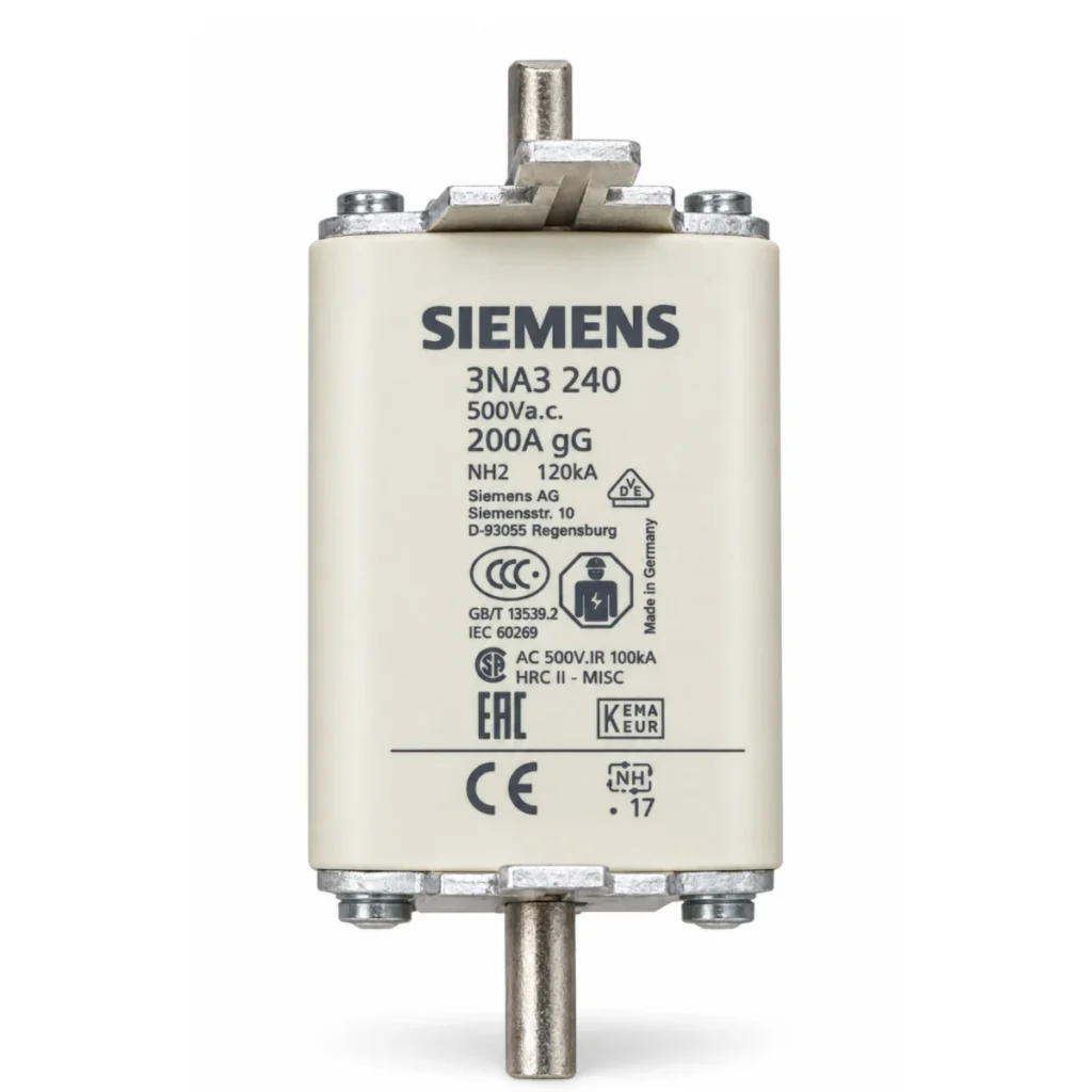 3NA3240 SENTRON NH2 200A gG 500V AC Bıçaklı Sigorta Buşonu